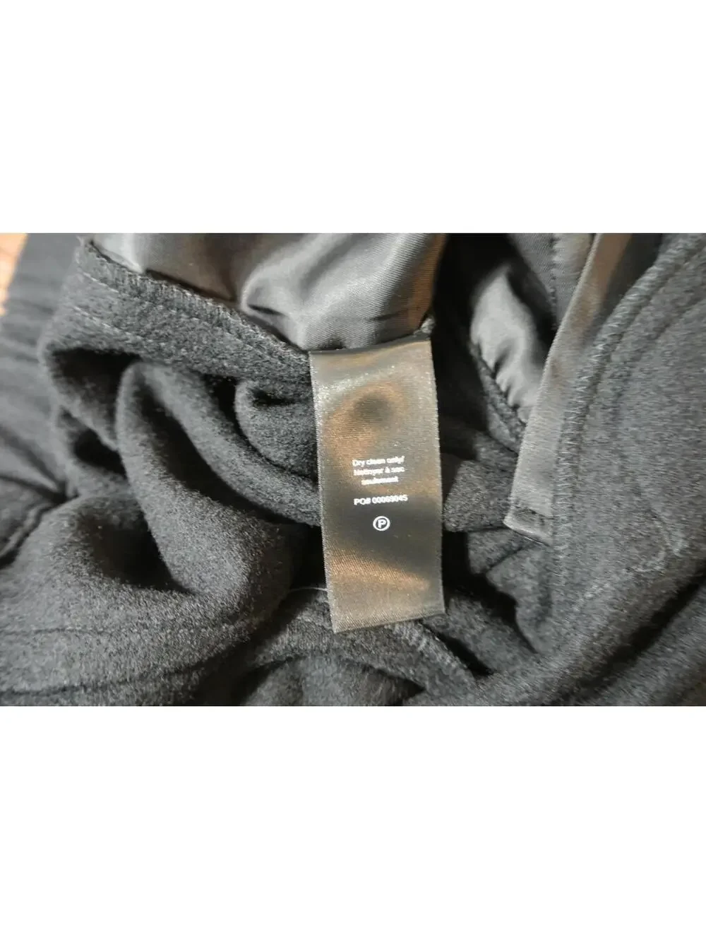 NEW, Rag and Bone Melanie Japanese Wool Pants in Black Sz L #S7537 - Picture 9 of 9